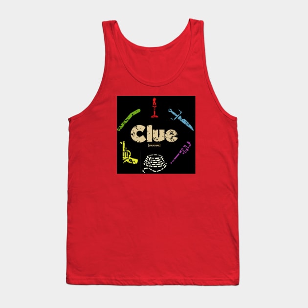 Clue Movie T-Shirt Tank Top by KicKs77